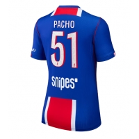 Camiseta Paris Saint-Germain Willian Pacho #51 Primera Equipación Replica 2026-27 para mujer mangas cortas